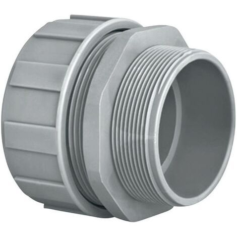 HellermannTyton 166-40706 PSR32-S-M32 Raccord de tuyau gris M32 26.50 mm droit 1 pc(s) (1/4)
