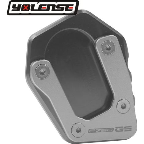 (Titanium-F750GS) NOUVEAU 2020-2023 Compatible avec BMW F750GS, F750, F850 GS et F850GS - Béquille latérale d'extension, plaque de support, support agrandissant la béquille maxpower (1/4)