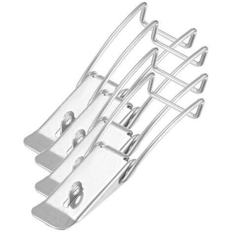 (118.5 mm, 4-piece) Lever lock, spring-loaded toggle latch made of stainless steel 201--BIEMMEDUE (1/4)