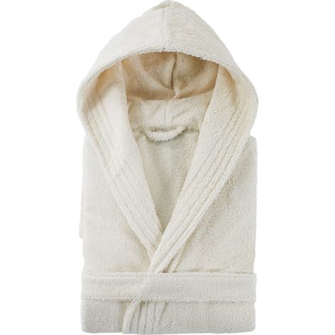 Peignoir adulte à capuche PURE Capuche Standard M