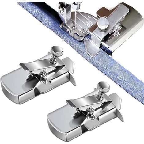 Magnetische Nahtführung 2 Stück Magnetische Nahtführung für Nähmaschinen Universelle Nahtführung Saumführung Nähfüße mit Führung Nähmaschinenteil