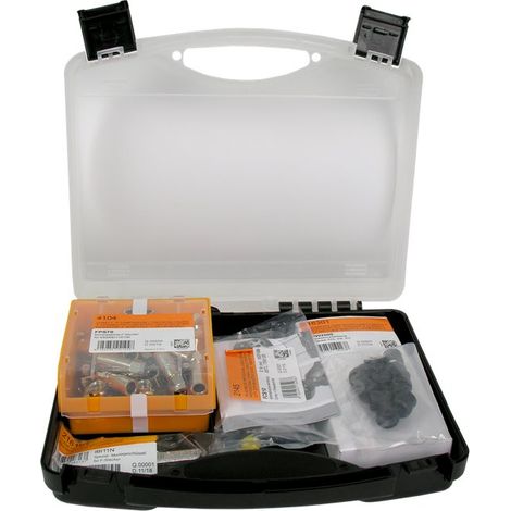 Kit de conectores de compresión televes 216403 para cable coaxial doblemente apantallado