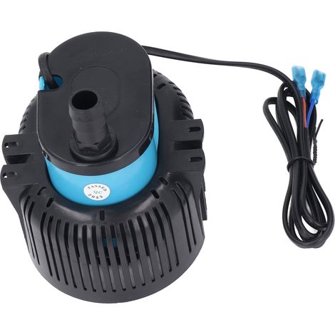 Pompe submersible immergée 45W AC220-240V 2500L/H 2.5m compacte silencieuse vidange piscine avec buse 19mm 0.75in (1/5)