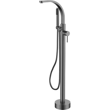 Mitigeur de baignoire îlot graphite DECCO II 100,5cm (1/2)