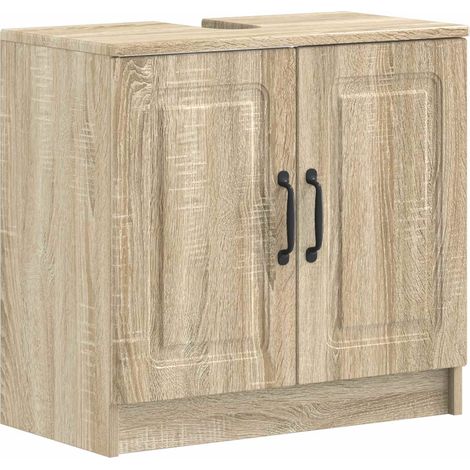 Bathroom Sink Cabinet UTRECHT Sonoma Oak 59.5 x 31.5x 59 cm vidaXL (1/5)