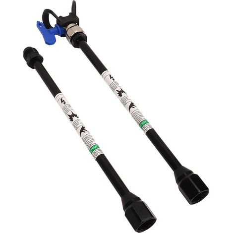 2 pièces tige de rallonge pour pulvérisateur G7/8 14 acier inoxydable, embout de rechange pour pulvérisateur domestique noir (1/5)