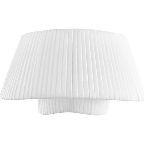 [GEBRAUCHT] Lindby Deckenleuchte Eryndor Weiß Textil ø 47 Cm E27 Deckenlampe Lampe Leuc854 B-Ware