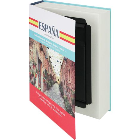 HMF 80945 Buchtresor Papierseiten Spanien, Geldversteck, Buchkassette, 23 x 15 x 4 cm (1/5)