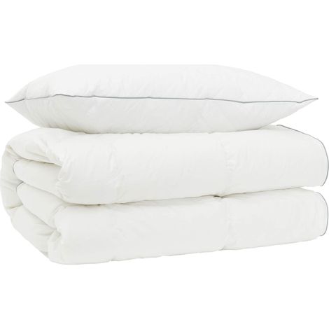 Gänsedaunen-Bettdecken-Set 90% FULDA 2 pcs 137 x 200 cm 310 GSM vidaXL (1/5)