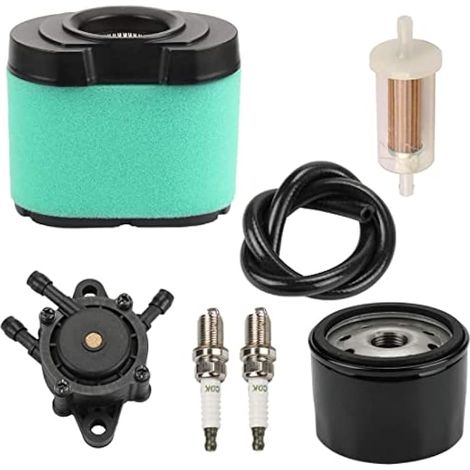 Compatible avec filtre à air 276890 et filtre à carburant 492932 pour tondeuse à gazon BS 4163206 407777 445667 445877 pour tondeuse à gazon JD LA165 D160 MIU11515 792105 (1/4)
