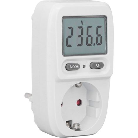 Compteur de puissance Peacefair PZGS-01, prise de mesure intelligente 230V norme allemande, moniteur de consommation électrique avec facturation, appareil de contrôle énergétique pour usage domestique (1/5)