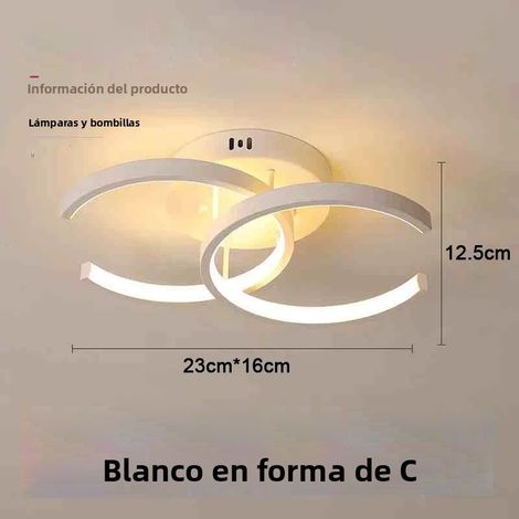 (Blanc 25 W) Applique murale LED moderne de style nordique pour couloir (1/5)
