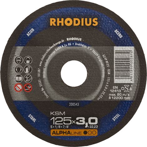 Taglio Disco Ksm 125 X 3,0 Millimetri Rodio (25)