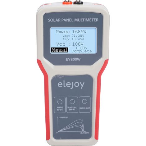Testeur de panneaux solaires 5-800 W, 12-60 V, 0-35 A, écran LCD, multimètre MPPT pour panneaux photovoltaïques, destiné aux installations solaires (1/5)