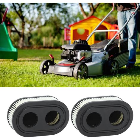 Lot de 2 cartouches de filtre à air Briggs and Stratton 593260 pour tondeuses à gazon poussées. (1/5)