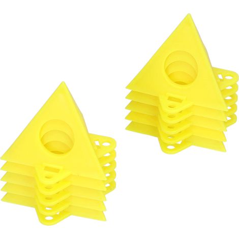 10er-Pack Farbständer aus Kunststoff für den Haushalt, Holzbearbeitungsgerät mit konischer Erhöhung für Bilderrahmen und Stühle (1/5)