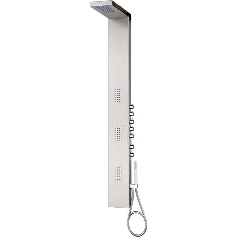 Columna de Ducha Modelo NIAGARA Fabricado en Acero Inoxidable Hidromasaje Acabado en Cromo