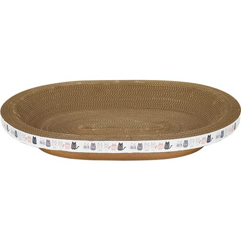 Tiragraffi per gatti, colonna tiragraffi circolare ovale, protezione per mobili, divano, cuccia per gatti, divano, tiragraffi per gatti, giocattoli per l'addestramento (1/5)