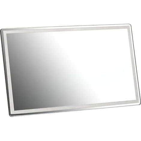 Miroir de courtoisie pour pare-soleil 4,3 x 2,5 po / 5,9 x 3,1 po, acier inoxydable haute définition (1/5)