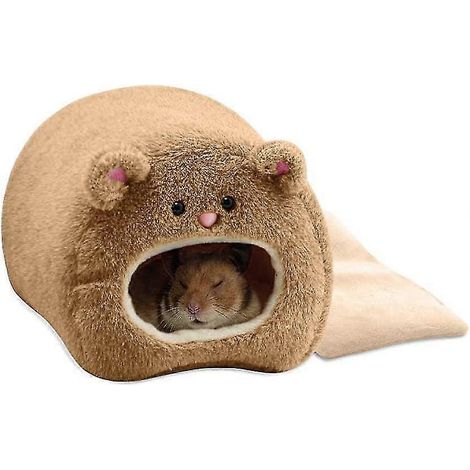 Niche confortable pour hamster, lit de jeu d'hiver, cage douce (1/5)