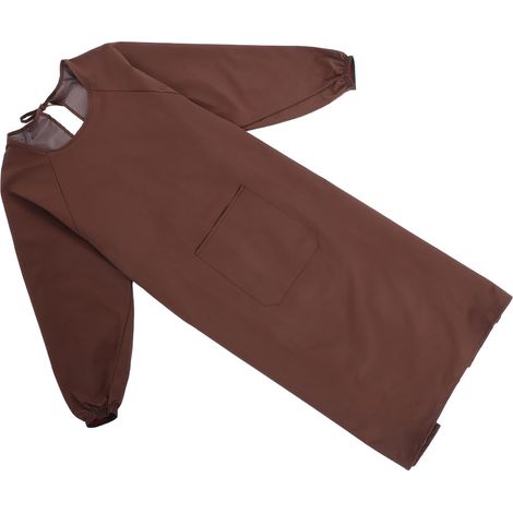 Tablier de Cuisine Imperméable Manches Longues avec Poche Résistant à Huile pour Femmes et Hommes Tablier de Travail Pratique pour Cuisine et Atelier (1/5)