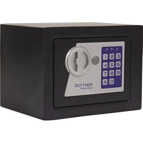 Caja fuerte para muebles Júpiter 1 170x230x170mm cerradura electrónica con llave de igual combinación (1/2)