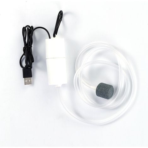 1 Pompe à oxygène, USB portable, ultra-silencieuse, format compact, pour aquarium et pêche (1/5)