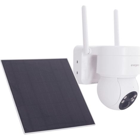 Caméra de surveillance extérieure motorisée 2K – Alimentation solaire – Autonomie prolongée avec batterie 9000mAh – Angle d'inclinaison ajustable – Energeeks (1/5)