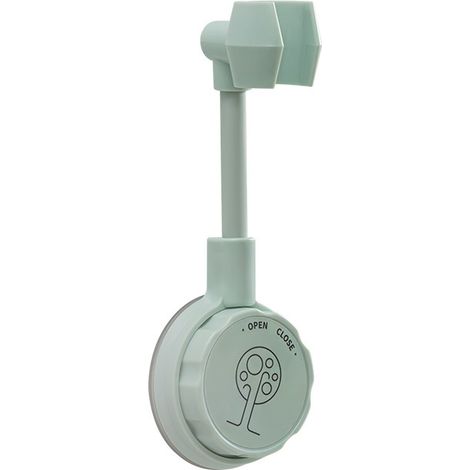 Pièces de rechange pour robinetterie : support de douche, buse réglable, base à ventouse rotative à 360°, fixations sans perçage, vert. (1/4)