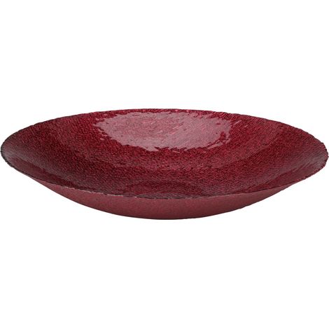 Dekoschale aus Glas, Ø 40 cm