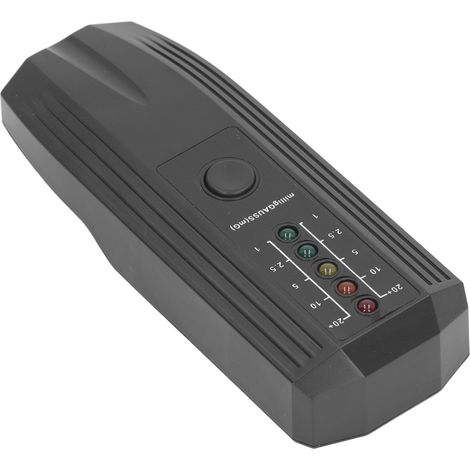 Détecteur de rayonnement électromagnétique EMF avec indicateur LED couleur, testeur de champ électromagnétique 50/60Hz, noir, mesureur de tension et fréquence. (1/5)