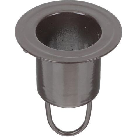 Adaptateur à Chaîne de Pluie, Adaptateur de Gouttière Décorative, Adaptateur Crochet Remplacement en Métal Antirouille Rétro pour Avant-Toit, Gouttière, Jardin (1/4)