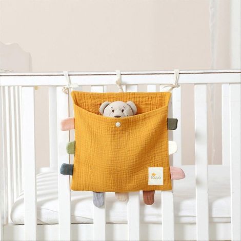 Organisateur de lit bébé, sac de rangement en coton, K (1/5)