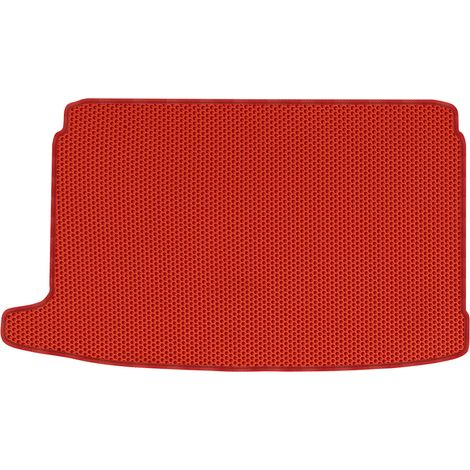 Tappetino per bagagliaio in EVA a nido d'ape per Volkswagen Polo V Hatchback dal 2009 al 2017 - Rosso (1/5)