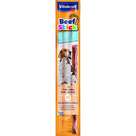 Vitakraft Beef Stick Original Low Fat - Friandise pour chiens - 50 x 12g