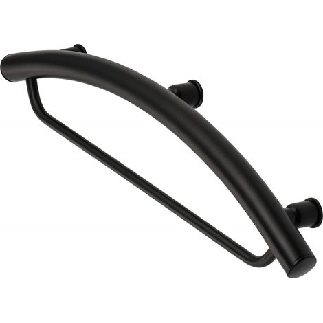 Deante Porte-serviettes Mural Acier Inoxydable Noir Mat