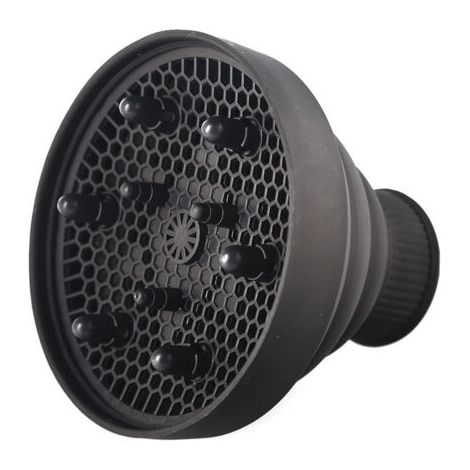 BUNTHAUS Faltbarer Haardiffusor, universeller Haardiffusor, Silikon-Haartrockner-Diffusor, Silikon-Haartrockner-Diffusor, Haartrockner-Diffusor, faltbarer Schleifendiffusor, Haartrockner-Schlaufenspit (1/4)