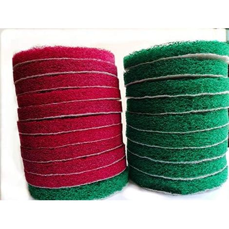 Paquete de 20 almohadillas de lijado para taladro eléctrico, incluye 2 tipos de almohadillas de lijado de repuesto para el hogar, la cocina, la limpieza del hogar, interiores y exteriores (5 pulgadas)
