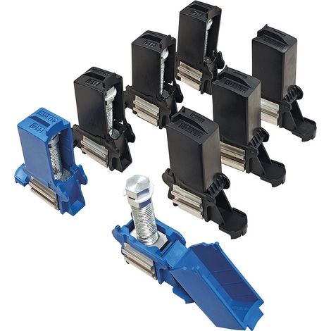 Lot de 8 coulisses pour distributeur d'arrivée 400A CPF (EB104) MICHAUD EE014