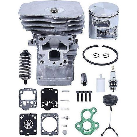 Kit de bloque de cilindros, pistón y bujía para motosierras Husqvarna 435, 435e, 440 y 440e II. (1/4)