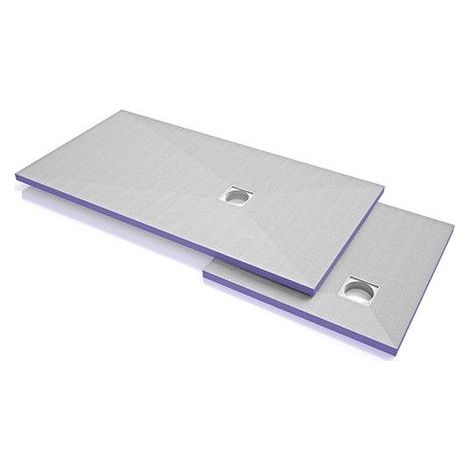 Receveur de douche à carreler JACKOBOARD Aqua avec écoulement décentré - 1400 x 900 x 40 (1/5)
