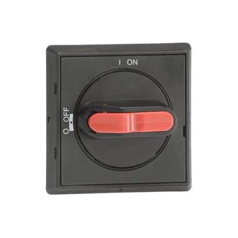 Manopola intermedia nera IP65 con blocco per OT16-125F OHBS2AJ 1SCA105213R1001