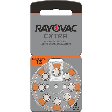 Pile auditif RAYOVAC, taille 13, 8 pièces (1/4)