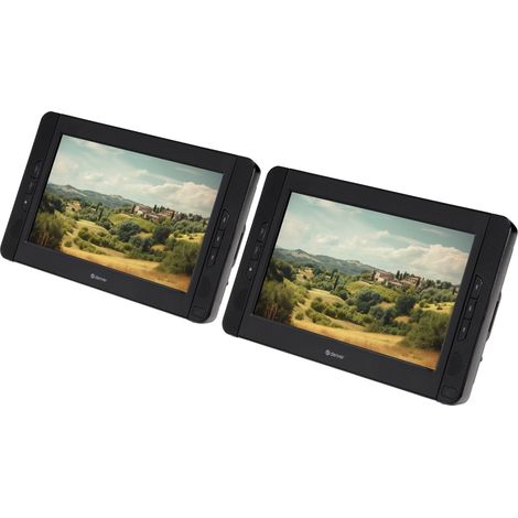 Denver MTW-1098 Lecteur DVD portable 25.4 cm 10 pouces CEE: D (A - G) fonctionnement sur batterie, avec câble de connexion Auto 12 V, avec écran sec C034432 (1/5)