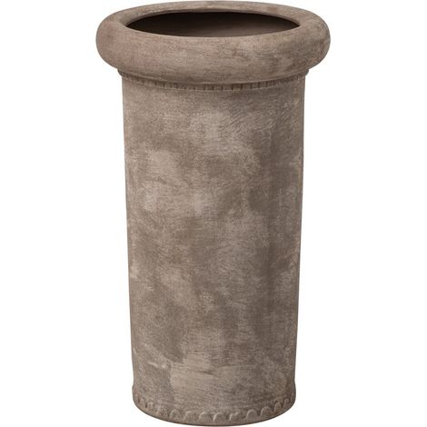 Vase Haut en Grès "Fabio" 49cm Grège (1/5)