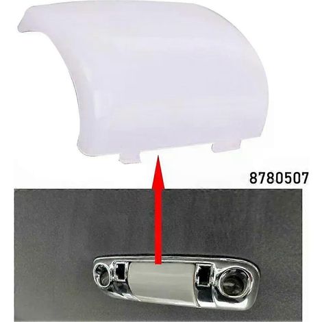 8780507 Lentille de plafonnier intérieur pour Pontiac, Chevrolet et Oldsmobile, lentille de plafonnier blanche (1/5)
