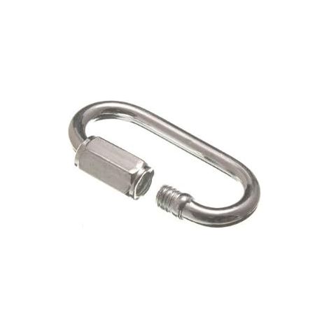 1 x fixation de chaîne à maillons rapides en acier inoxydable M3 BZP (1/2)