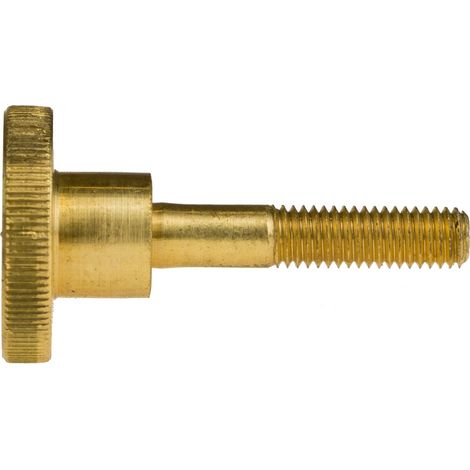 Reidl DIN 464 Rändelschrauben M 5 x 12, hohe Form, Messing blank (1/2)