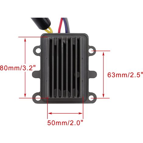 The voltage regulator rectifier is suitable for 90-115 HP 2-stroke motors from 1996-2006. (586075) (1/4)