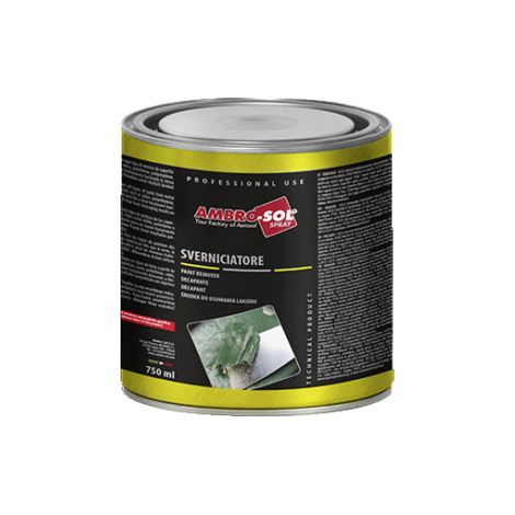 Sverniciatore Ferro Legno AMBRO-SOL Rimuove Stacca Ogni Vernice – BARATTOLO da 750 ml (1/4)